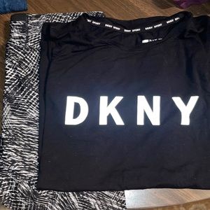 DKNY leggings and shirt set